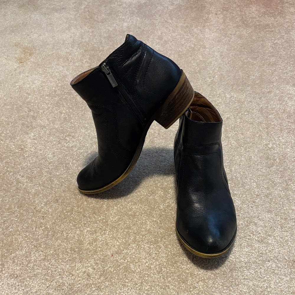 Lucky Brand Ankle Booties Black Women’s Size 8